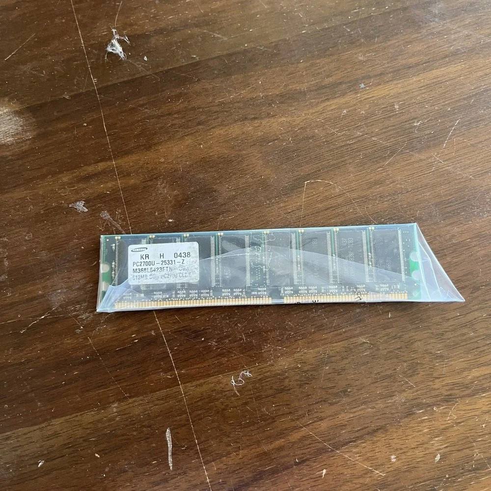 512MB SAMSUNG PC-2700 DDR-333 NON-ECC MEMORY RAM M368L6423FTN-CB3